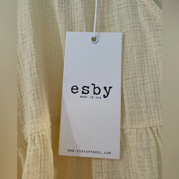 Esby Light Yellow Women's Top - Picture 3 of 4